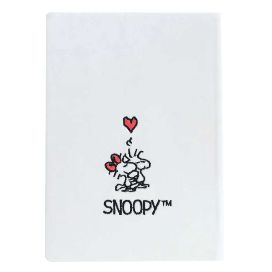 Caderno A5 Snoopy veludo - Papelaria Encantada