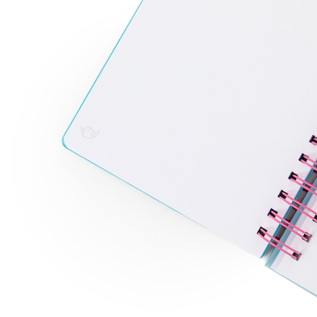 Caderno A5 Squishy Lontra Lazy - Nap the day away - Mr. Wonderful - Papelaria Encantada