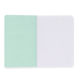 Caderno A6 Cuidar - Saude Quadriculado Mr. Wonderful - Papelaria Encantada