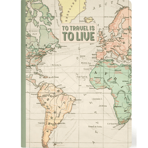 Caderno B5 Legami ilustrado com linhas - Travel - Papelaria Encantada