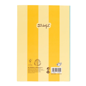 Caderno com Notas Adesivas e Autocolantes - Mr.wonderful - Papelaria Encantada