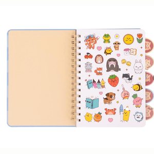 Caderno com Separadores com aba A5 Ouriço - Adoro il pomodoro Mr wonderful - Papelaria Encantada