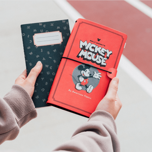 CADERNO DE VIAGEM DISNEY MICKEY CLASSIC - Papelaria Encantada