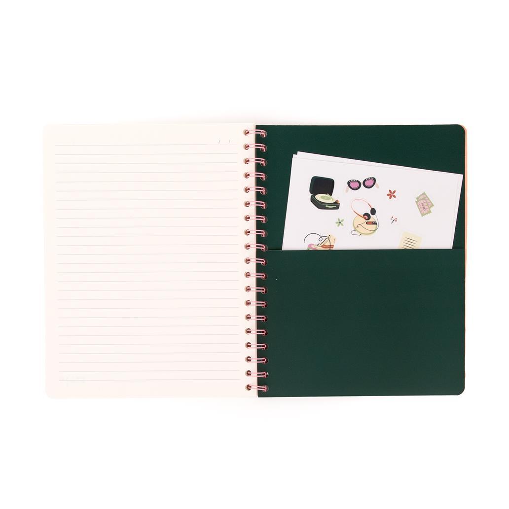 Caderno em Espiral A5 - Mixtape in progress - Mr. Wonderful - Papelaria Encantada