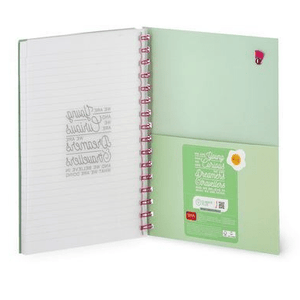Caderno espiral A5 c/elástico Egg Legami - Papelaria Encantada