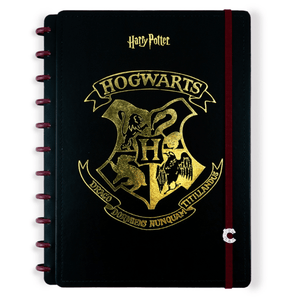 Caderno Grande black by Harry Potter - Papelaria Encantada