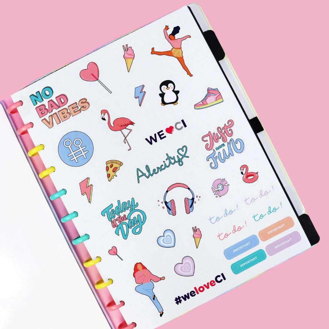 Caderno inteligente A5 felicity by Alexity - Papelaria Encantada