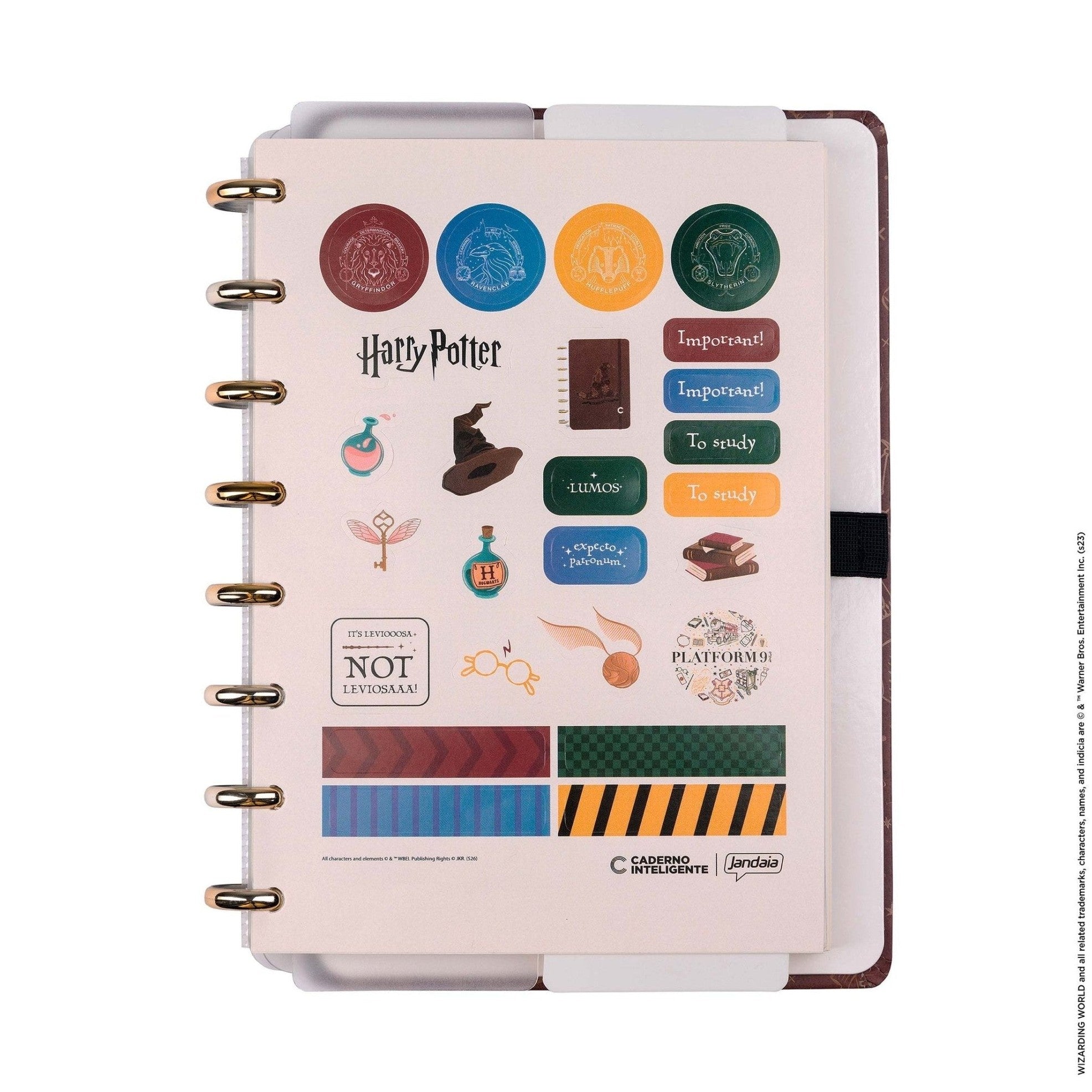 Caderno Inteligente by Harry Potter - Sorting Hat A5 - Papelaria Encantada