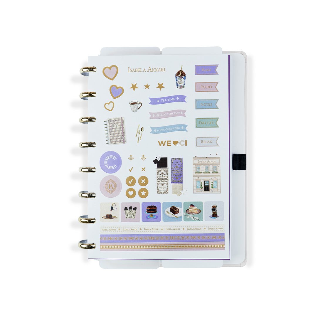 Caderno Inteligente by Isabela Akkari - Purple Key A5 - Papelaria Encantada