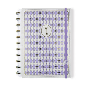 Caderno Inteligente by Isabela Akkari - Purple Key Grande - Papelaria Encantada