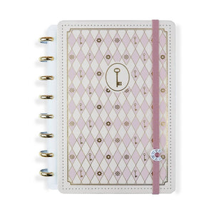 Caderno Inteligente by Isabela Akkari - Rose Key A5 - Papelaria Encantada