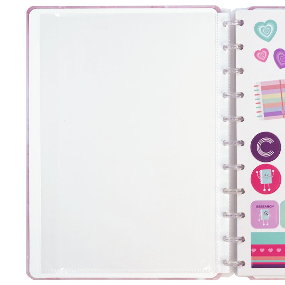 Caderno Inteligente Grande Blush - Novidade - Papelaria Encantada