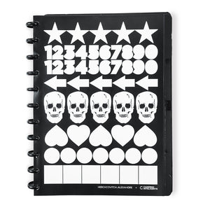 Caderno Inteligente Grande preto by Alexandre Herchcovitch - Papelaria Encantada