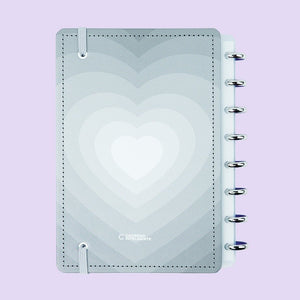 Caderno Inteligente Grey Love A5 - Papelaria Encantada