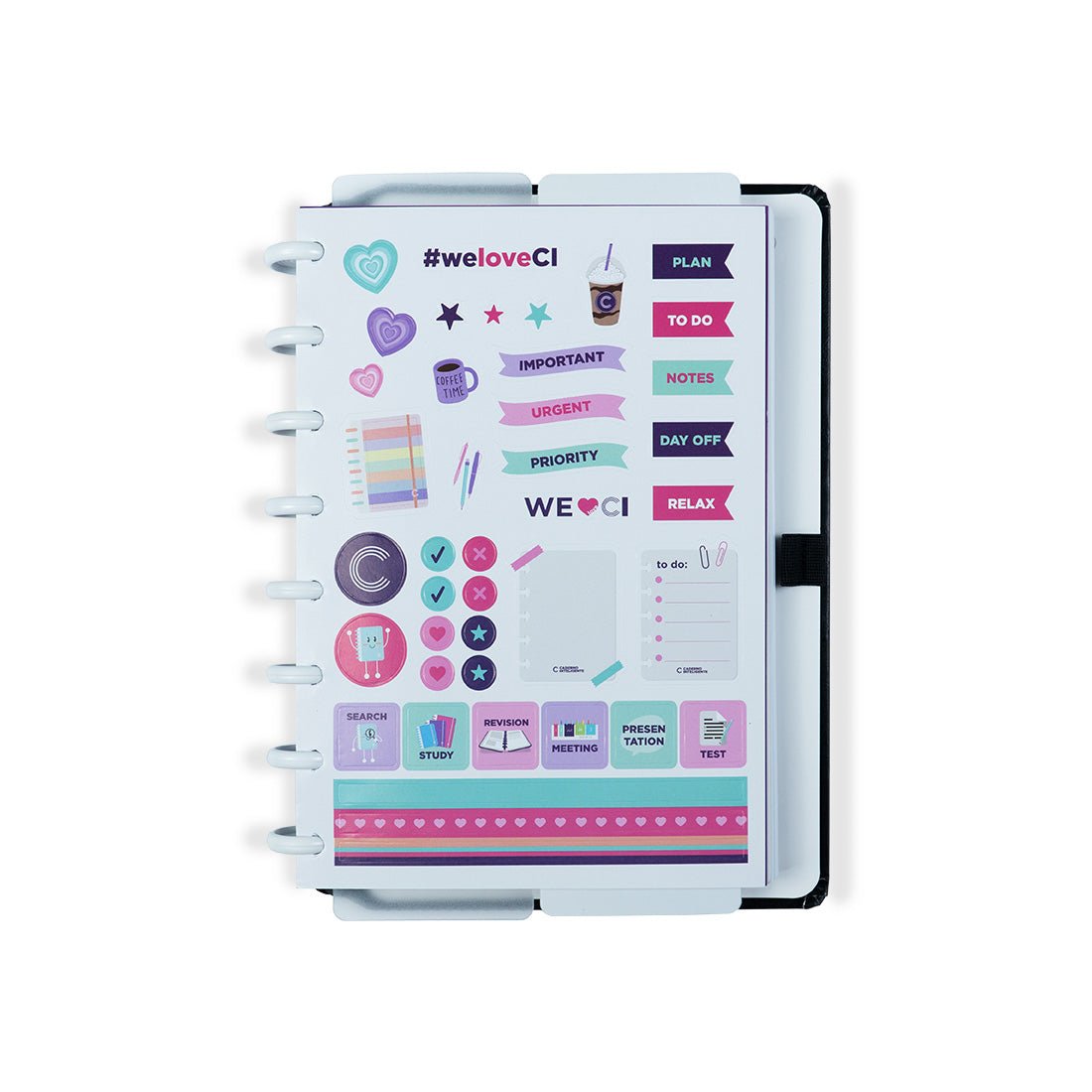 Caderno Inteligente Premier Black A5 - Papelaria Encantada