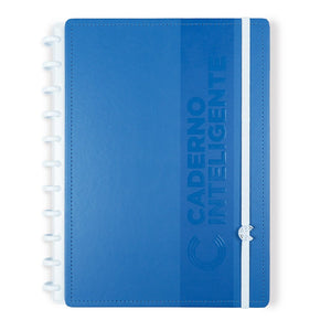Caderno Inteligente Premier Blue grande - Papelaria Encantada