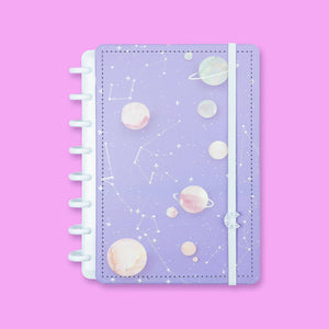 Caderno Inteligente Purple Galaxy ed. especial Gocase A5 - Papelaria Encantada
