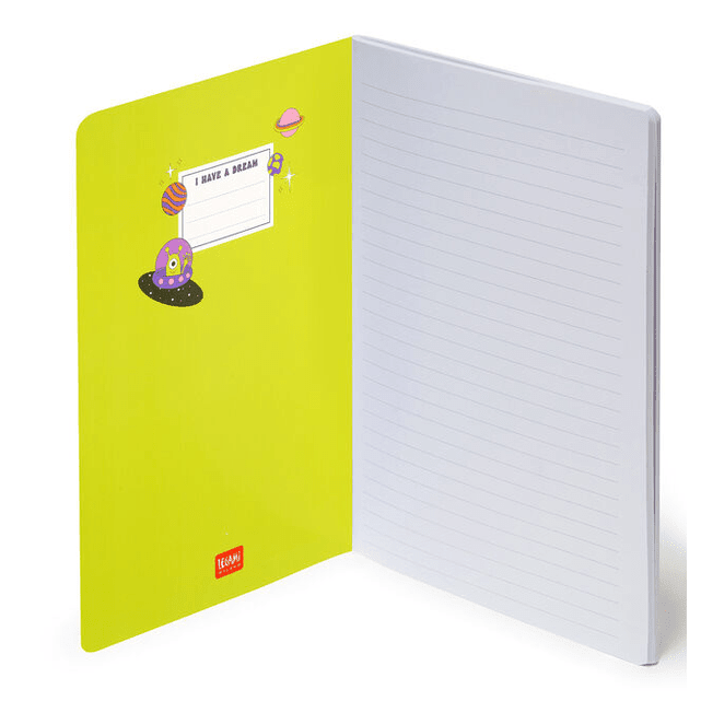 Caderno legami A5 Pautado - Space - Papelaria Encantada