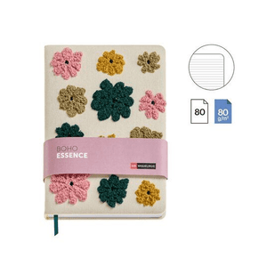 Caderno Pautado Horizontal Miquelrius A5 Toalla Boho Essence - Papelaria Encantada