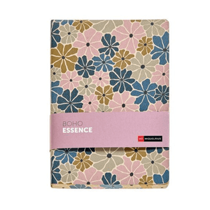 Caderno Pontilhado Miquelrius A5 Flores Boho Essence - Papelaria Encantada