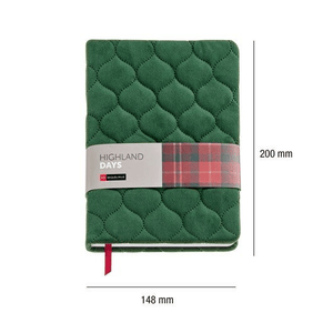 Caderno Pontilhado Miquelrius A5 Highland Days Veludo Verde - Papelaria Encantada