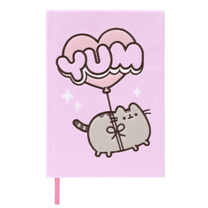 CADERNO PREMIUM A5 TAPA FELPA PUSHEEN MOMENTS - Papelaria Encantada