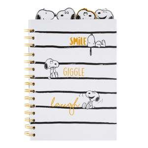 Caderno snoopy com separadores - Papelaria Encantada