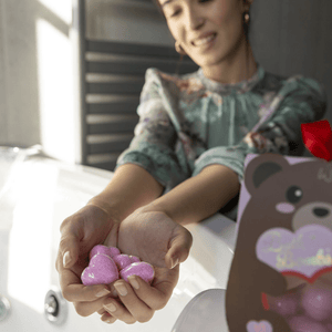 Caixa com 10 bombas de banho - Legami namorados - Papelaria Encantada