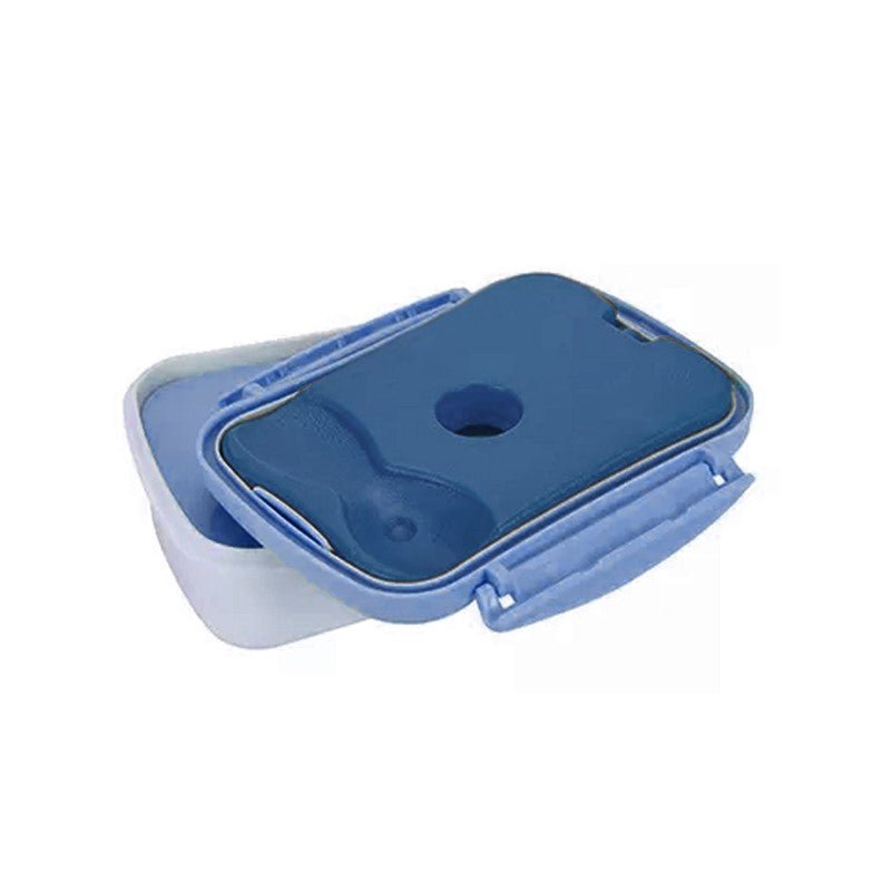 Caixa de lanche hermética Azul - Papelaria Encantada