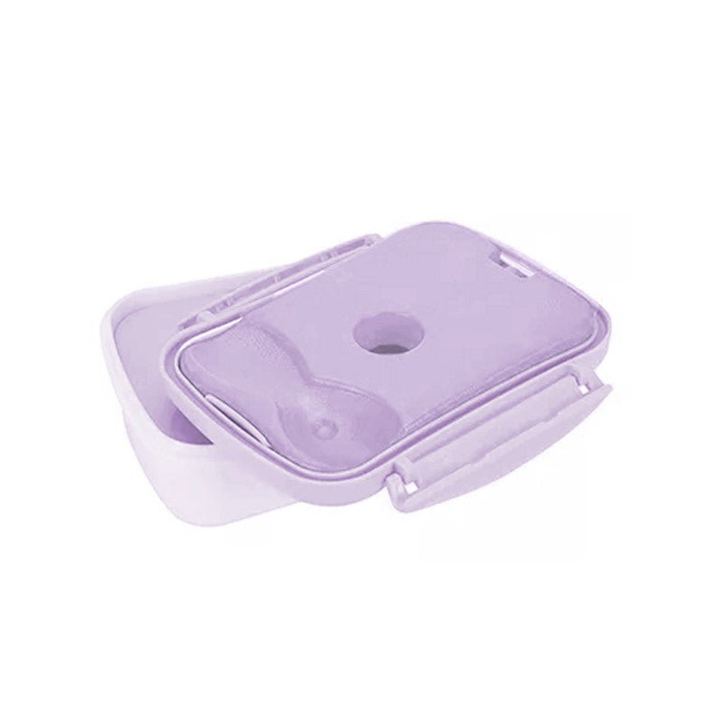 Caixa de lanche hermética Lilás - Papelaria Encantada
