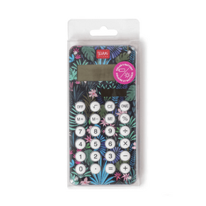 Calculadora Flora com Labirinto no Verso - Calcoolator Legami - Papelaria Encantada