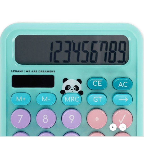 Calculadora Panda - Calcoolator Legami - Papelaria Encantada