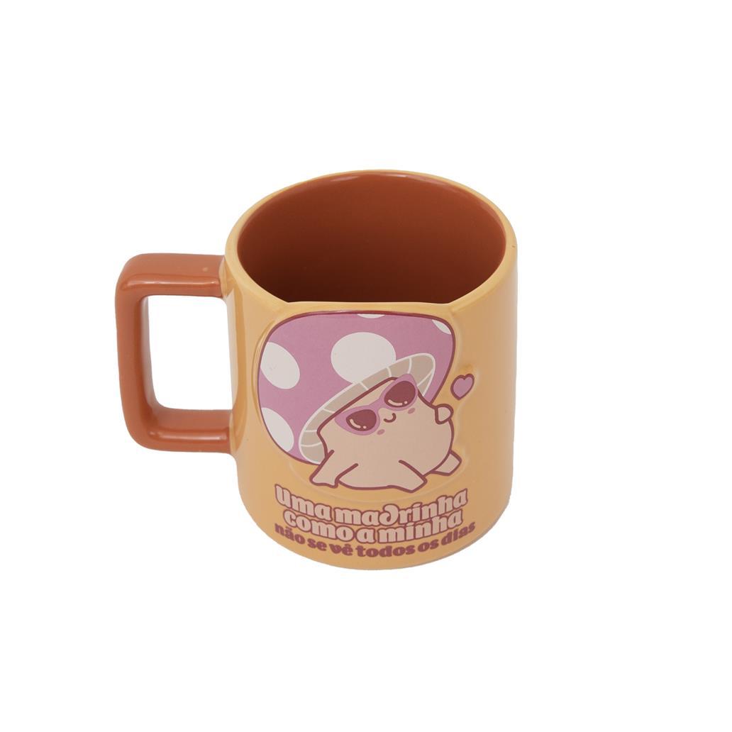 Caneca 3D cogumelo - Uma madrinha como a minha não se vê todos os dias - Mr.wonderful - Papelaria Encantada