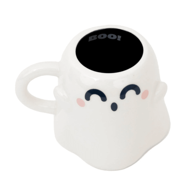 Caneca 3D Halloween - Fantasma - Mr Wonderful - Papelaria Encantada