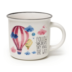 Caneca Legami - Balão ar quente - Papelaria Encantada