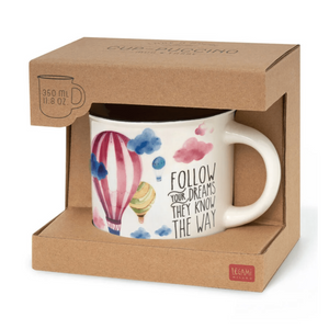 Caneca Legami - Balão ar quente - Papelaria Encantada