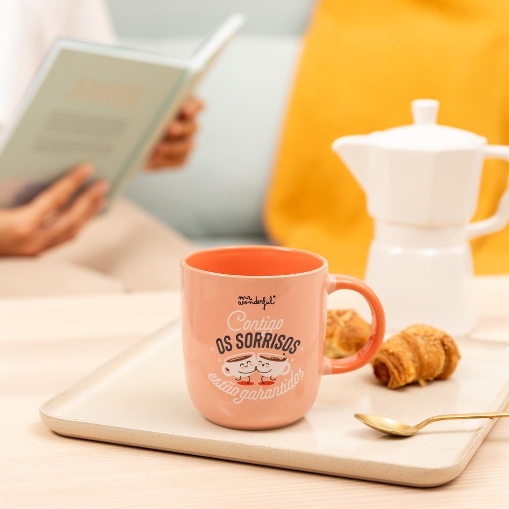 Caneca Mr. Wonderful - Contigo, os sorrisos estão garantidos - Papelaria Encantada
