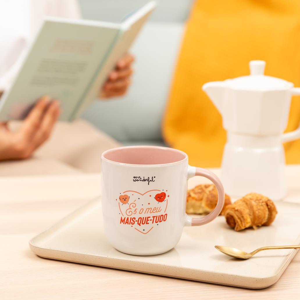 Caneca Mr. Wonderful - És o meu mais-que-tudo - Papelaria Encantada