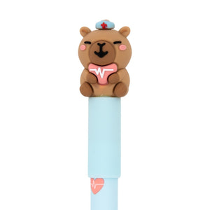 Caneta apagável Bo-Bo - Capivara coração - Mr. Wonderful - Papelaria Encantada