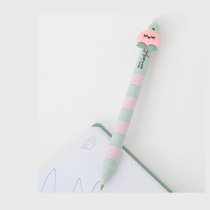 Caneta Apagável e retrátil Pêssego - Mr. Wonderful - Papelaria Encantada