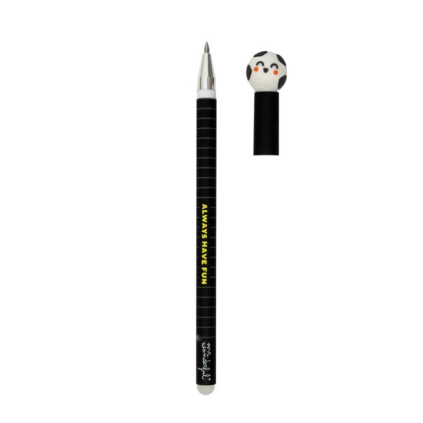 Caneta apagável Futebol Bo-Bo Mr.Wonderful - Papelaria Encantada