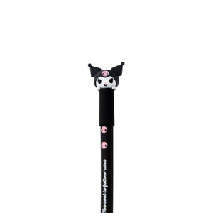 Caneta apagável (Hello kitty) Kuromi Preto Bo - Bo Mr.Wonderful - Papelaria Encantada