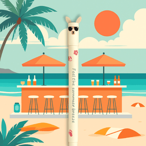 Caneta apagável Lama Edição summer Eberhard Faber - Papelaria Encantada