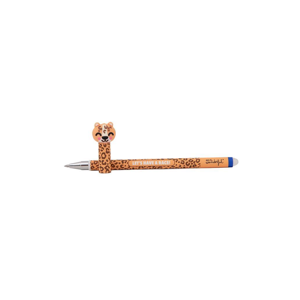 Caneta apagável Leopardo Bo - Bo Mr.Wonderful - Papelaria Encantada