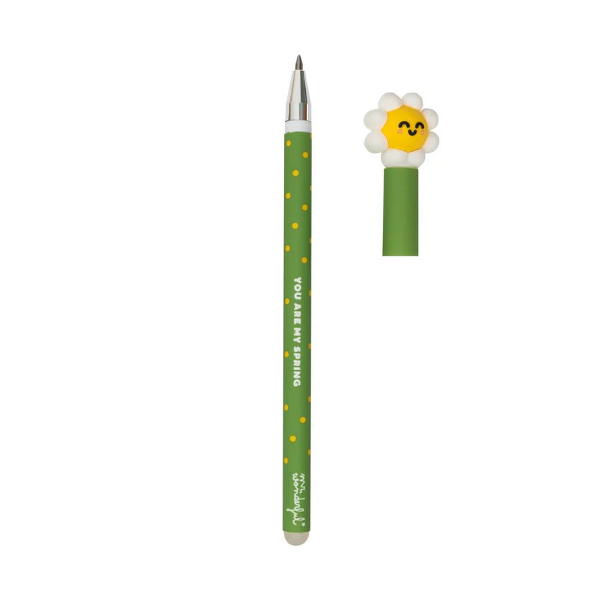 Caneta apagável Margarida Bo-Bo Mr.Wonderful - Papelaria Encantada