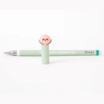 Caneta apagável Pêssego Bo-Bo Mr.Wonderful - Papelaria Encantada