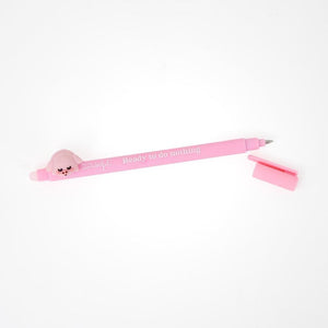 Caneta apagável Porco Lazy Bo - bo - Ready to do nothing - Mr. Wonderful - Papelaria Encantada