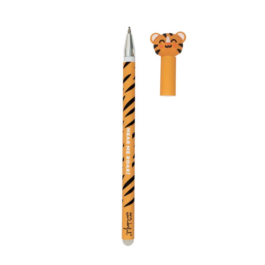 Caneta apagável Tigre Bo-Bo Mr.Wonderful - Papelaria Encantada