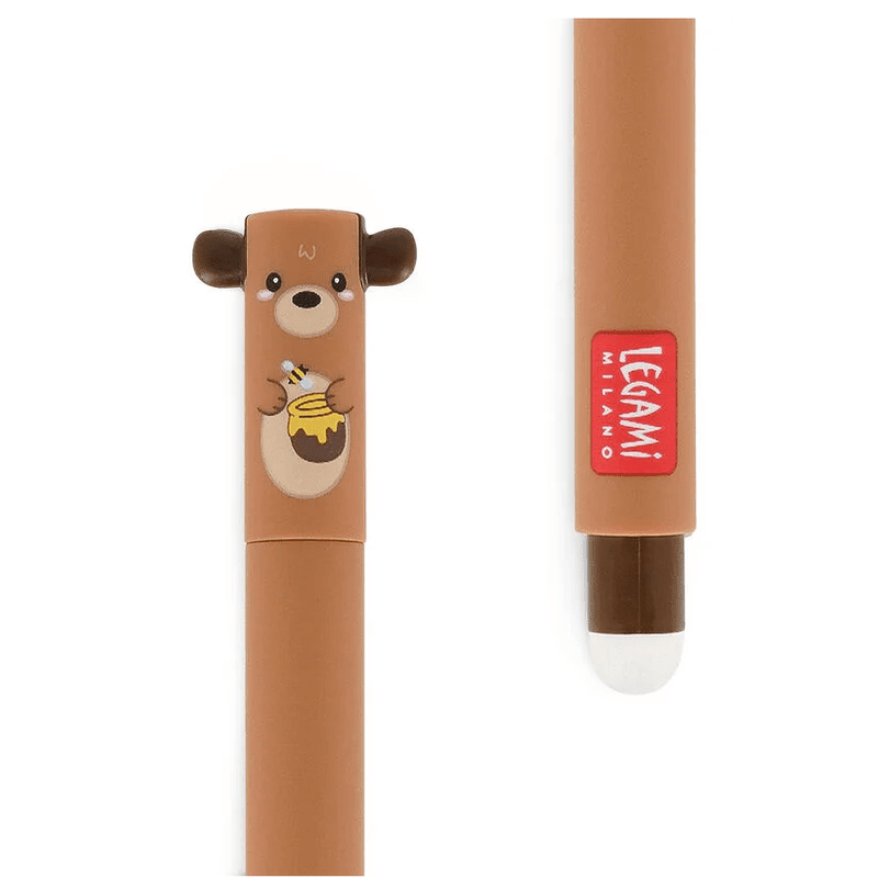 Caneta apagável Urso n.67 Legami - Nova versão - Papelaria Encantada