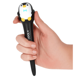 Caneta de gel anti stress Pinguim - Squeezies - Papelaria Encantada